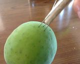 A picture of step 1 of Foolproof Ume Plum Compote.