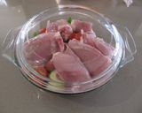 A picture of step 4 of Chicken Zucchini And Cherry Tomatoes.