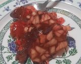 Foto del paso 6 de la receta: Postre fresco de gelatina con arándanos, manzana y frutillas