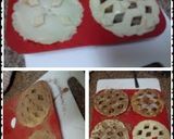 A picture of step 15 of Ladybirds Toffee , Pear , Apple and or Strawberry Pies.