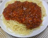 A picture of step 6 of Easy Meat Sauce.