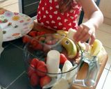 A picture of step 1 of Easy Strawberry and Banana Smoothie.