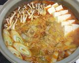 A picture of step 10 of Delicious Mild Miso Kimchi Hot Pot.