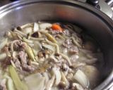 A picture of step 4 of Chunky Taro Root, Burdock Root, and Pork Japanese-Style Curry.