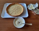 Foto del passaggio 8 della ricetta Crostata con panna cotta ai mirtilli