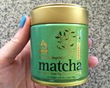 A picture of step 1 of Post-Workout Matcha Protein Shake.
