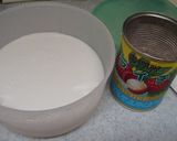 A picture of step 4 of Easy but Amazing Lychee & Coconut Pudding.