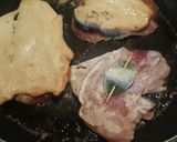 A picture of step 5 of Chicken breast saltimbocca.