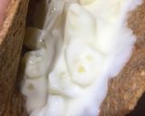 Foto del paso 5 de la receta: Panqueque saludable de chocolate relleno con crema de anana