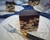 Gambar langkah 5 resipi Kek Batik Chocolate Ganache.