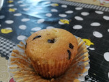 Muffins de limón con chispas sin manteca