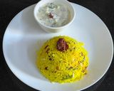 A picture of step 8 of Lemon 🍋 Rice With Cucumber 🥒 Pachadi.