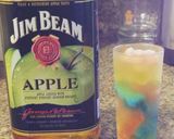 A picture of step 1 of Jim Beam Apple Gummy Shooters.