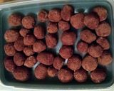 A picture of step 6 of Irish potatoes.