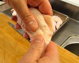 A picture of step 1 of Juicy Chicken Wing Gyoza.