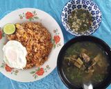 รูปขั้นตอนการทำที่ 8 ของ ข้าวผัดไข่+ไข่ดาว