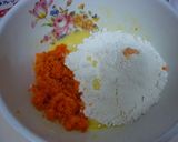 A picture of step 5 of Carrot & Cheese Steamed Bread Made with Pancake Mix.