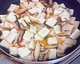 A picture of step 3 of Koya Tofu with Egg.