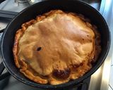 Une image de l'étape 6 de Tarte renversée aux pêches de vigne cœur de lemon curd.