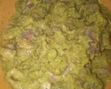 A picture of step 1 of Chicken Ekka.