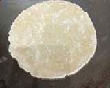 A picture of step 3 of Bajra Rotla.