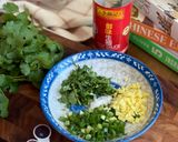 A picture of step 5 of Steamed Herbal Chicken.