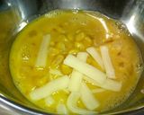 A picture of step 3 of For Bentos: Corn and Cheese Egg Chakin (Bundles).