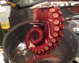 A picture of step 1 of Sous-vide Octopus Legs.