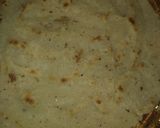 A picture of step 5 of Sarson ka saag,rice(white) atta roti.