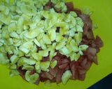 A picture of step 2 of Fruit salad.