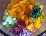 Vickys Cucumber & Peach Salsa, GF DF EF SF NF recipe step 1 photo
