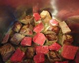 A picture of step 1 of Guinness Beef Irish Stew.