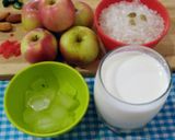 A picture of step 1 of Apple Milkshake.