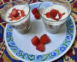 A picture of step 6 of Yummy yogurt and strawberry dessert 😋.