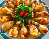 Hình bước làm 5 của món Mực nhồi thịt chiên
