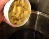 A picture of step 10 of Lentils with Fresh Pasta and Caramelized Onions.