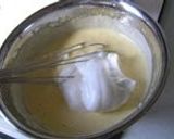 A picture of step 7 of A Chiffon Cake for Grownup Baked in an Inexpensive Cake Tin.