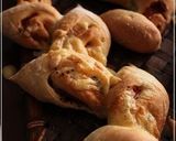 A picture of step 15 of Pizza-Bacon Pain d'Epi & Sausage Pain d'Epi.