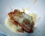 A picture of step 3 of Cheesy Onion Fried Chicken.