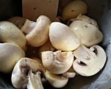 A picture of step 3 of Deep fried Ranch Mushrooms.