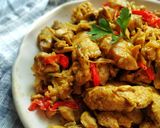 عکس مرحله 10 از دستور خوراک فیله مرغ و قارچ (شام رژیمی)