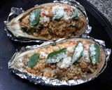 A picture of step 4 of Kanya's Chicken and Eggplants Curry.
