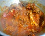 A picture of step 4 of Mutton biryani in electric rice cooker.