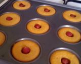 A picture of step 5 of Vickys Corndog Muffins, GF DF EF SF NF.