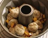 A picture of step 10 of Just Like Candied Sweet Potatoes? Sesame Dough Monkey Bread.