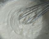 A picture of step 3 of Vanilla Pancakes with Strawberry Sauce.