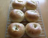 A picture of step 8 of Millet Bagels.