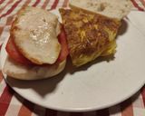 Foto del paso 14 de la receta: Tortilla de patatas con filetes pechugas asadas