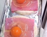 A picture of step 7 of Easy! Breakfast Bacon and Egg Bread.