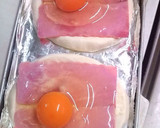 A picture of step 7 of Easy! Breakfast Bacon and Egg Bread.
